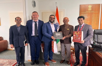Ambassador Mridul Kumar received Air India team at Embassy of India, Berne on 13 June 2024